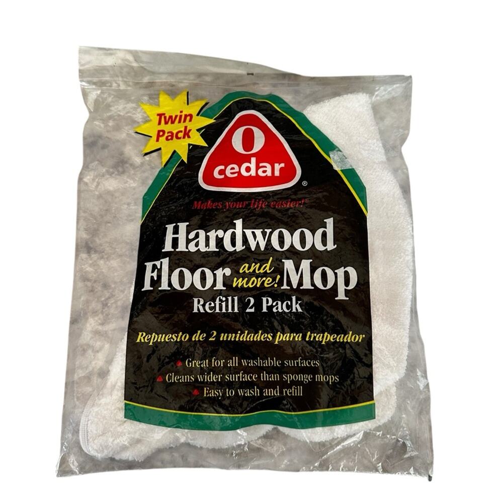 O Cedar Hardwood Floor N’ More Mop Refill 2 Pack #2526